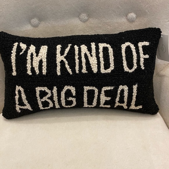 Textured Statement Accent Pillow SM Rectangular